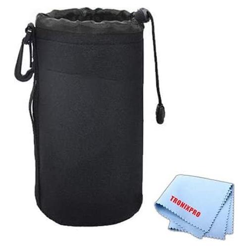 Funda de Lente de Neopreno Grande Tronixpro LP para DSLR