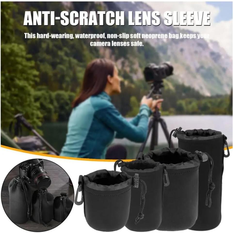 Funda de Lente de Neopreno Grande Tronixpro LP para DSLR