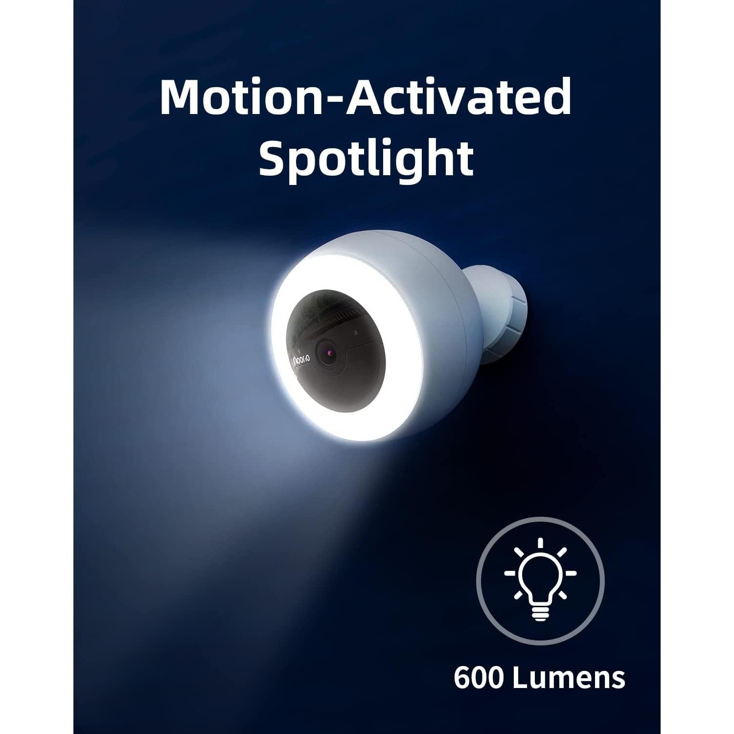 Cámara de Seguridad Inalámbrica Noorio B310 2K Solar 16GB