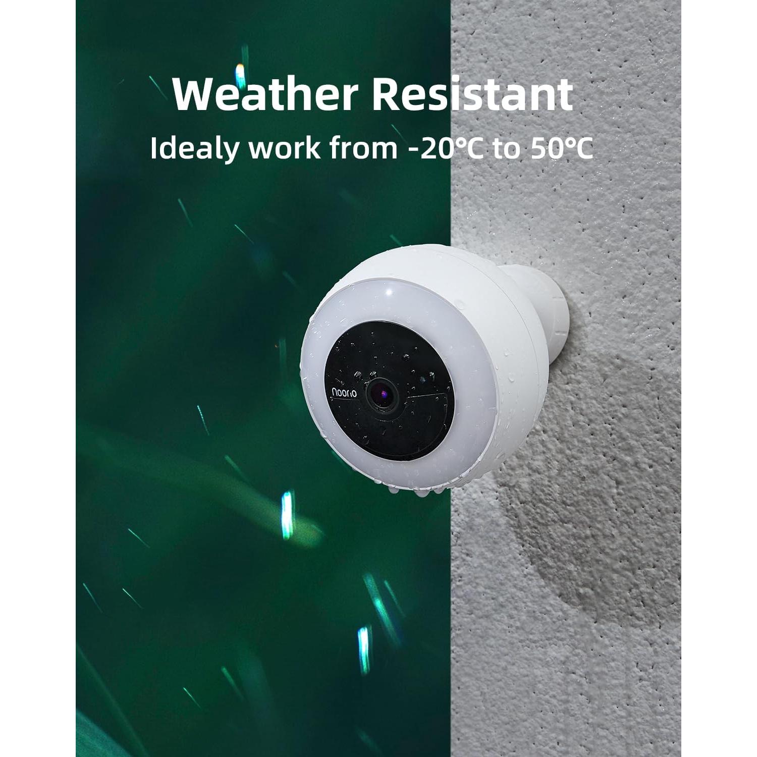 Cámara de Seguridad Inalámbrica Noorio B310 2K Solar 16GB