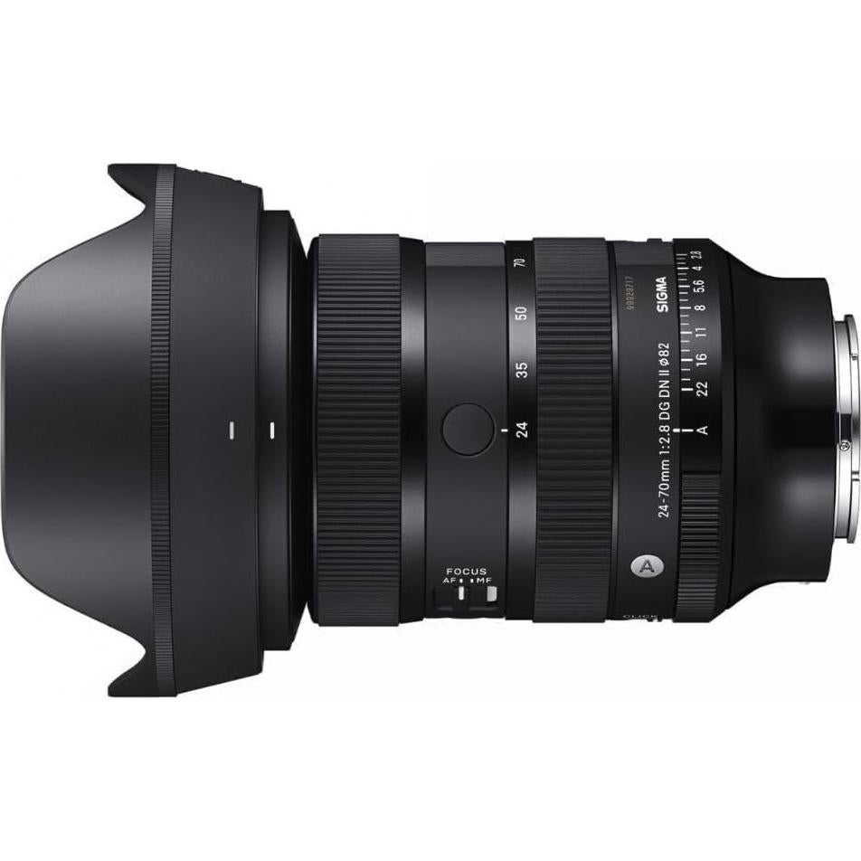 Sigma 24-70mm f2.8 DG DN II Art Lens for Sony E with Sunshine Photo Advanced Bundle - 4 Years USA Manufacturer Warranty