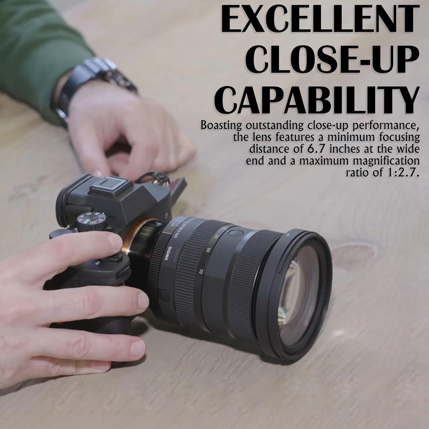 Lente Sigma 24-70mm F2.8 DG DN II Art + Tarjeta 64GB