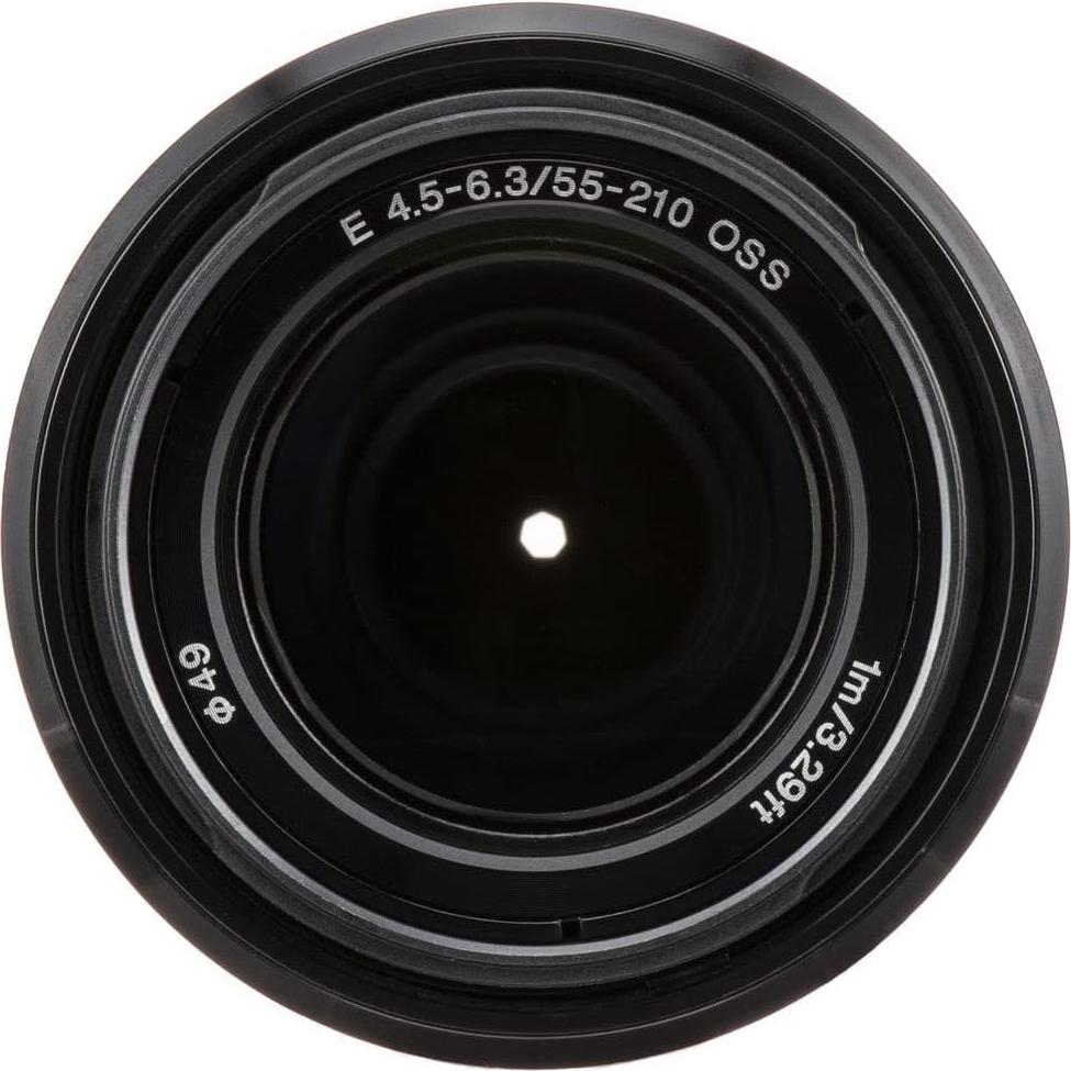 Lente Zoom Telefoto Sony E 55-210mm f/4.5-6.3 OSS + Kit