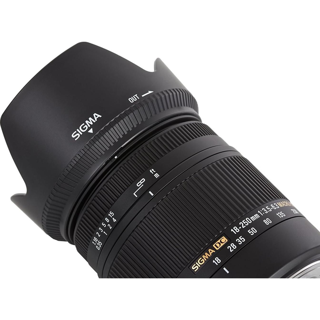 Lente Sigma 18-250mm f3.5-6.3 DC Macro para Canon