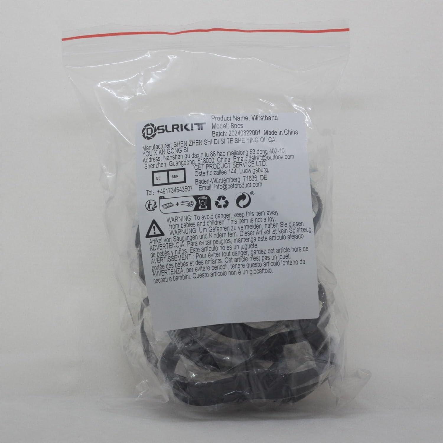 Juego de Pulseras para Fotógrafos DSLRKIT - 7 Anillos de Lente