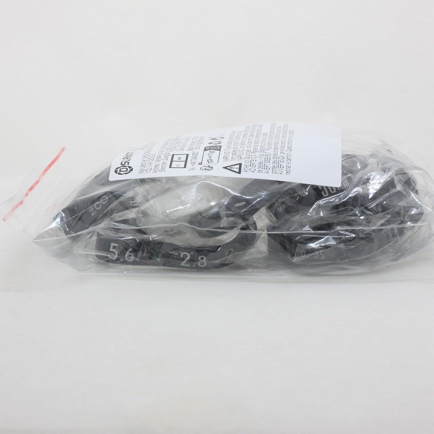 Juego de Pulseras para Fotógrafos DSLRKIT - 7 Anillos de Lente