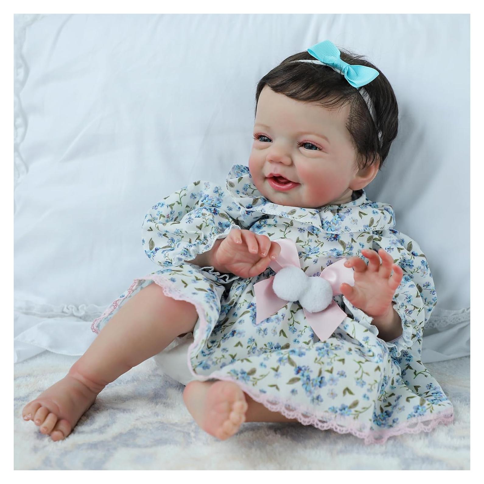 Muñeca bebé renacida KSBD 45.72 cm con accesorios