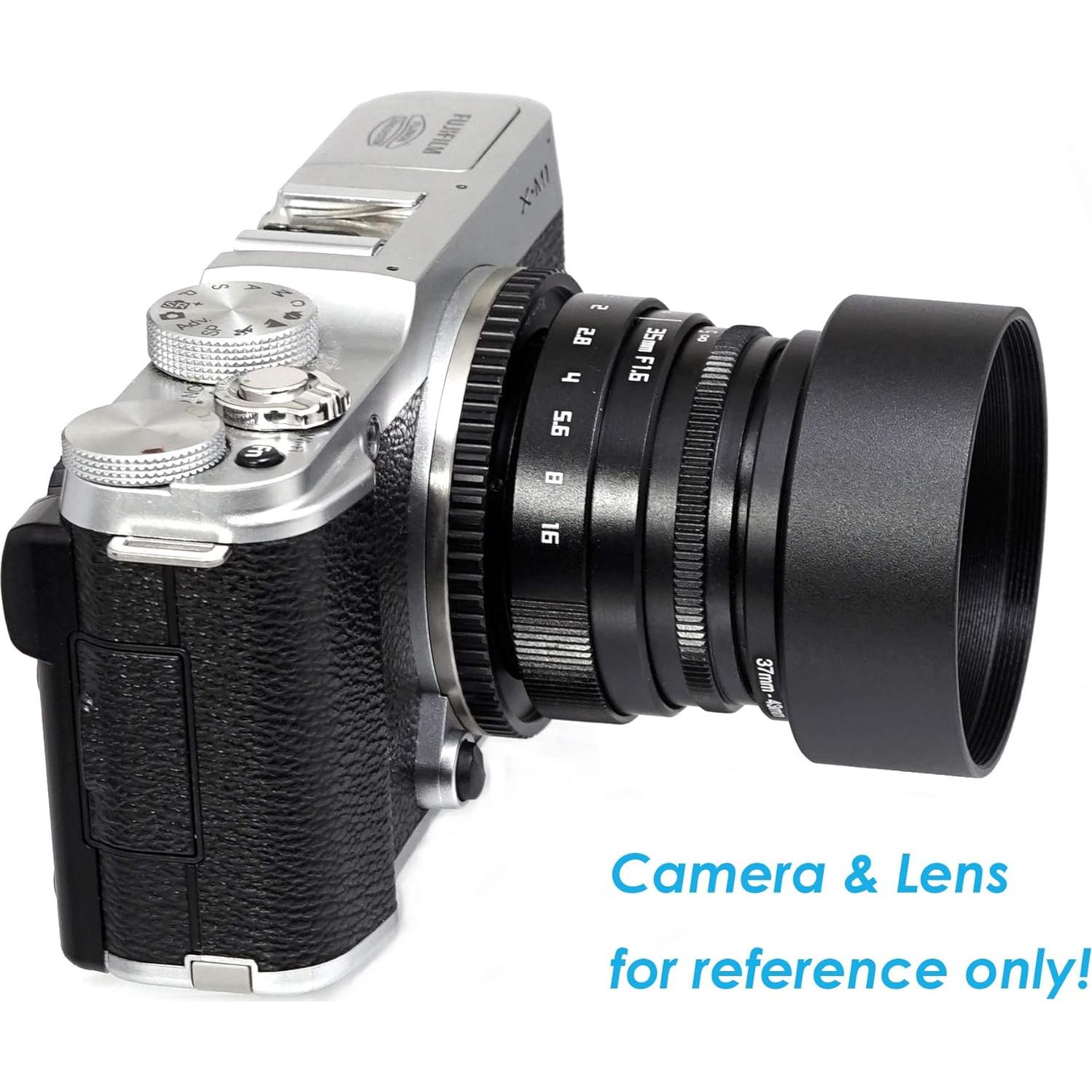 Capucha de lente Fotasy 40.5mm atornillable para cámaras