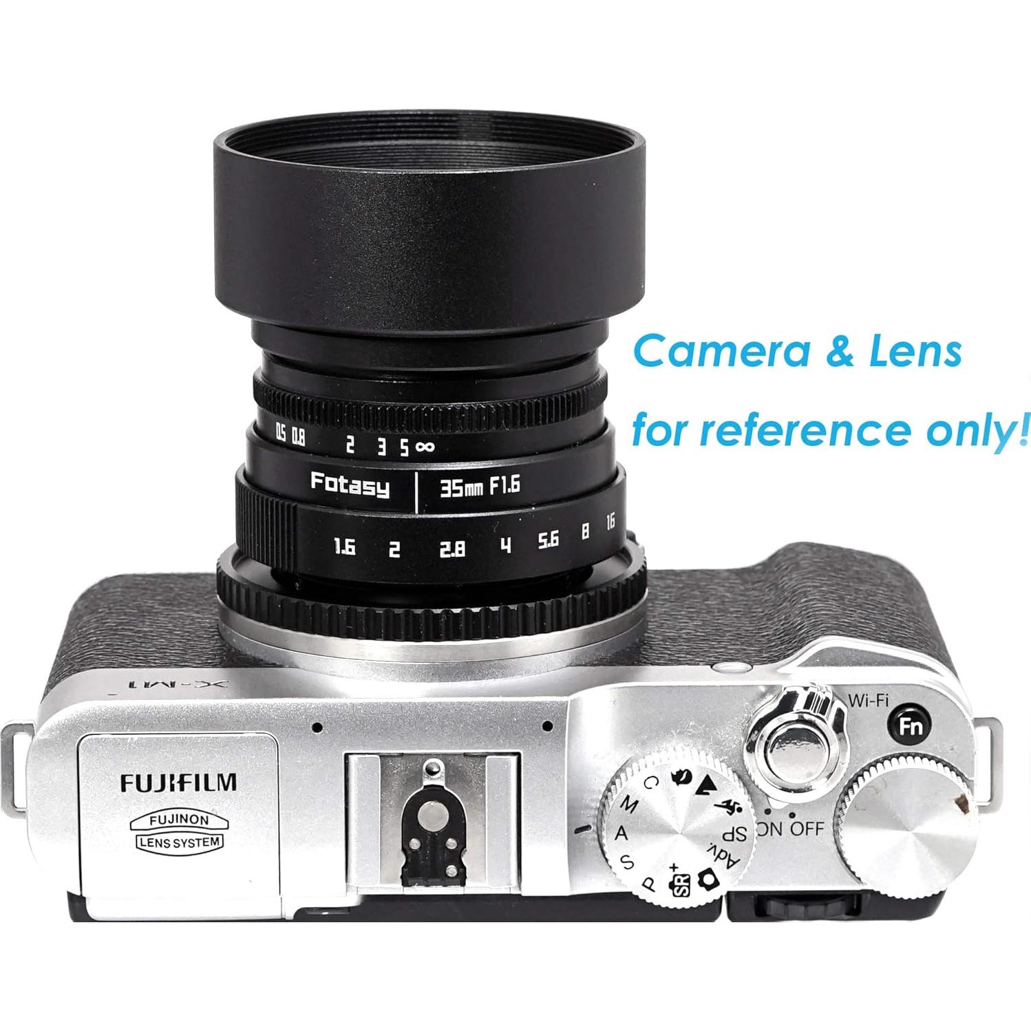 Capucha de lente Fotasy 40.5mm atornillable para cámaras