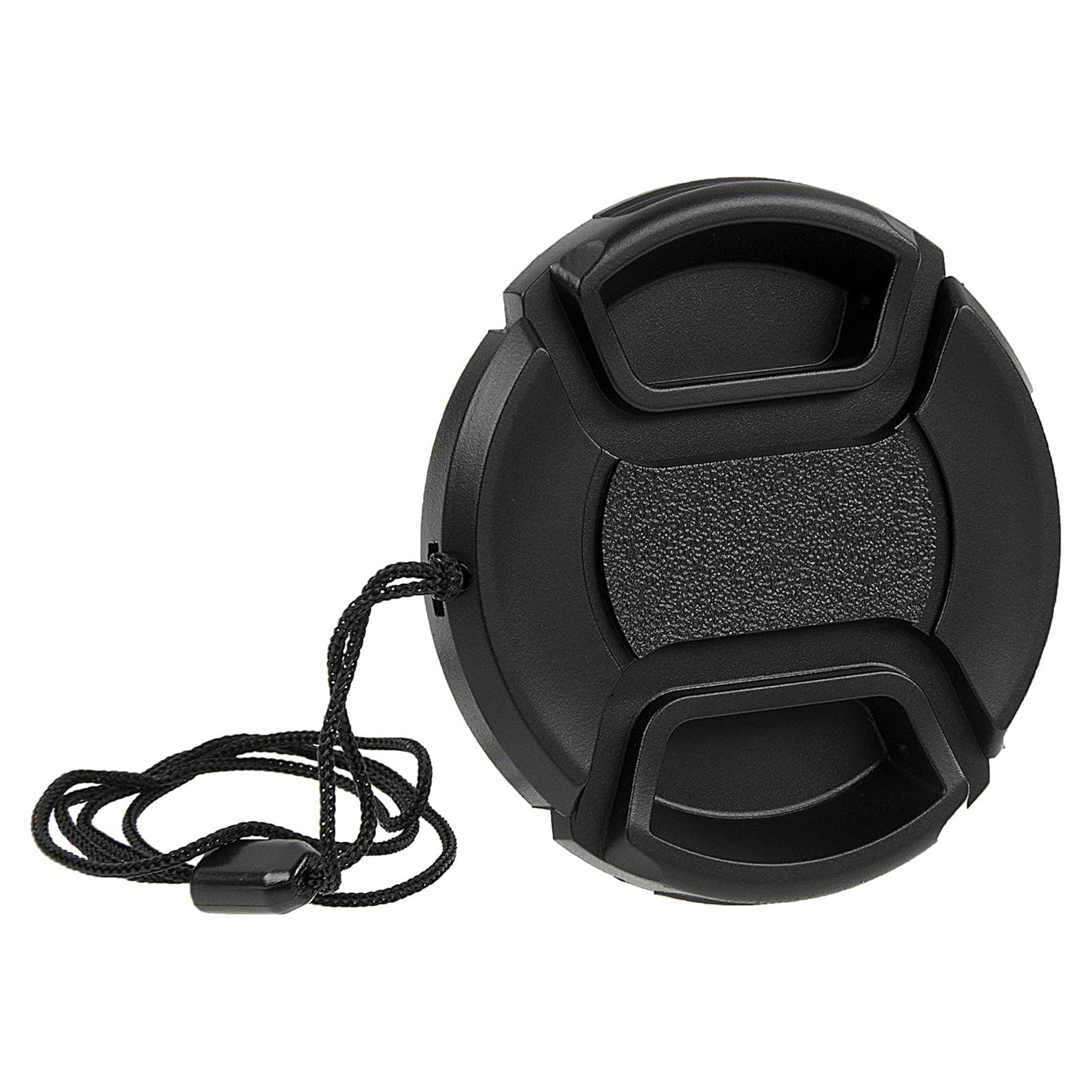 Inner Pinch Lens Cap, Lens Cover with Cap Keeper, 49mm