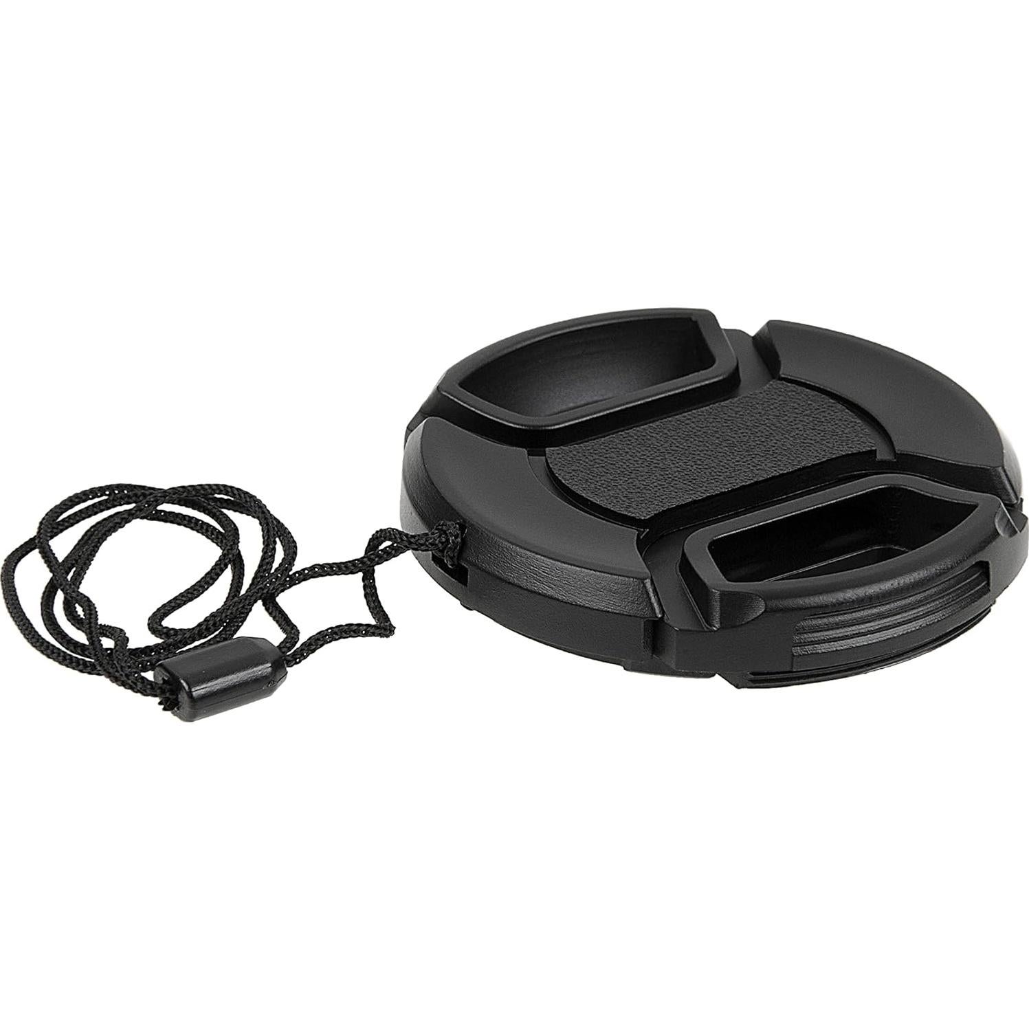 Inner Pinch Lens Cap, Lens Cover with Cap Keeper, 49mm