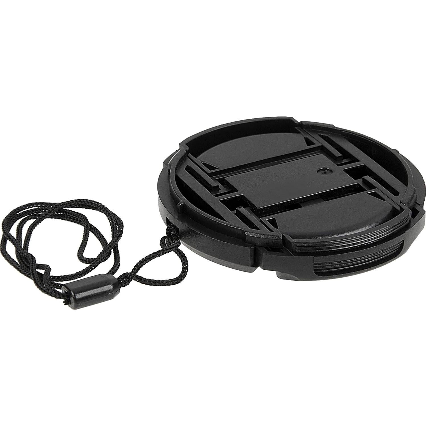 Inner Pinch Lens Cap, Lens Cover with Cap Keeper, 49mm