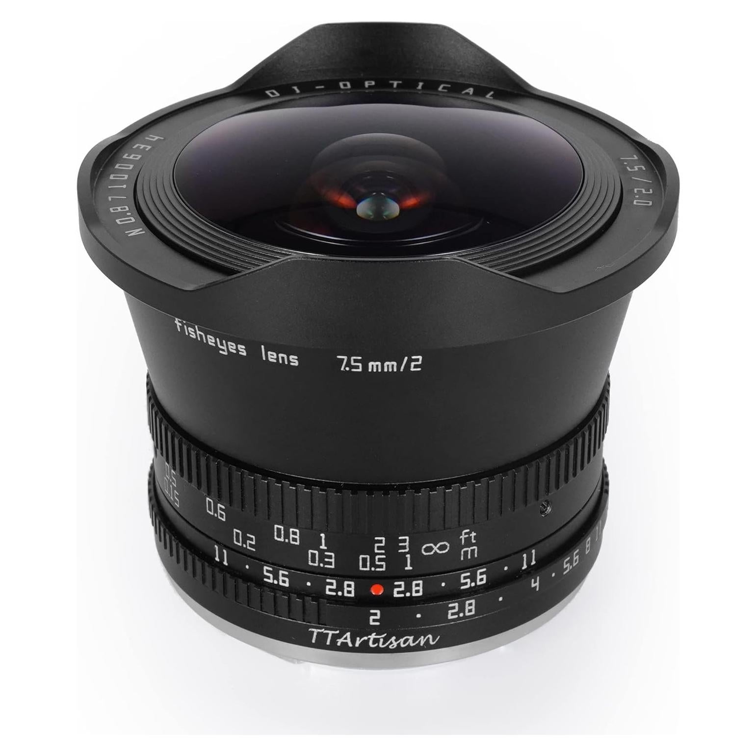 Lente Gran Angular TTArtisan 7.5mm F2.0 para Sony E