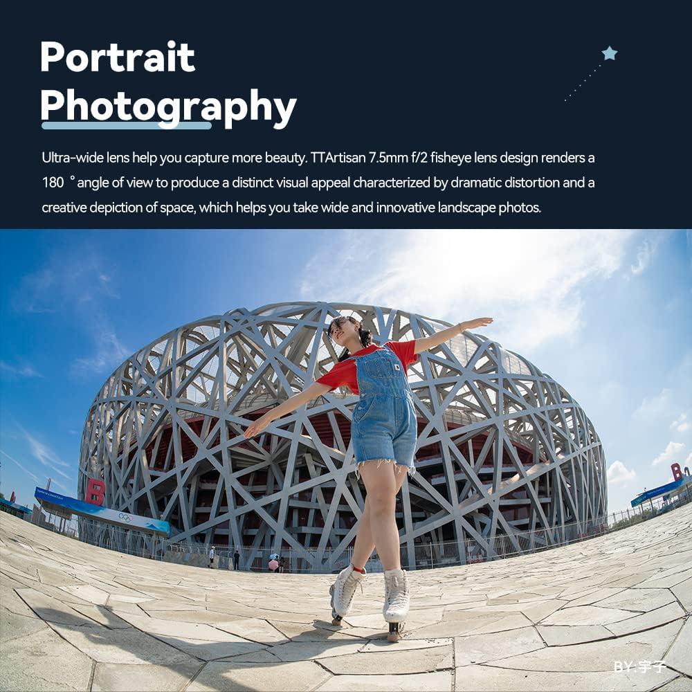 Lente Gran Angular TTArtisan 7.5mm F2.0 para Sony E