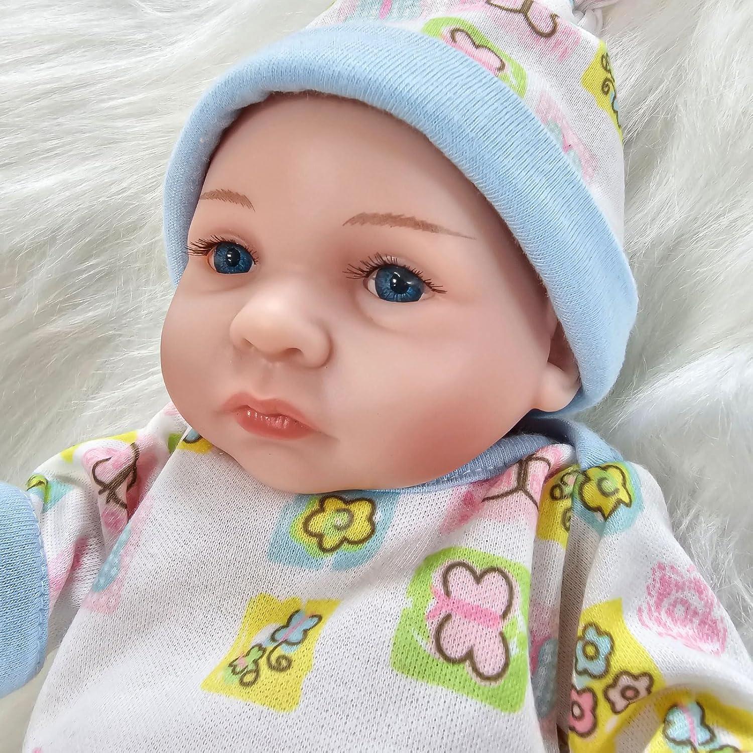 Muñeco Reborn JRLCGYP niño 25,4 cm con accesorios