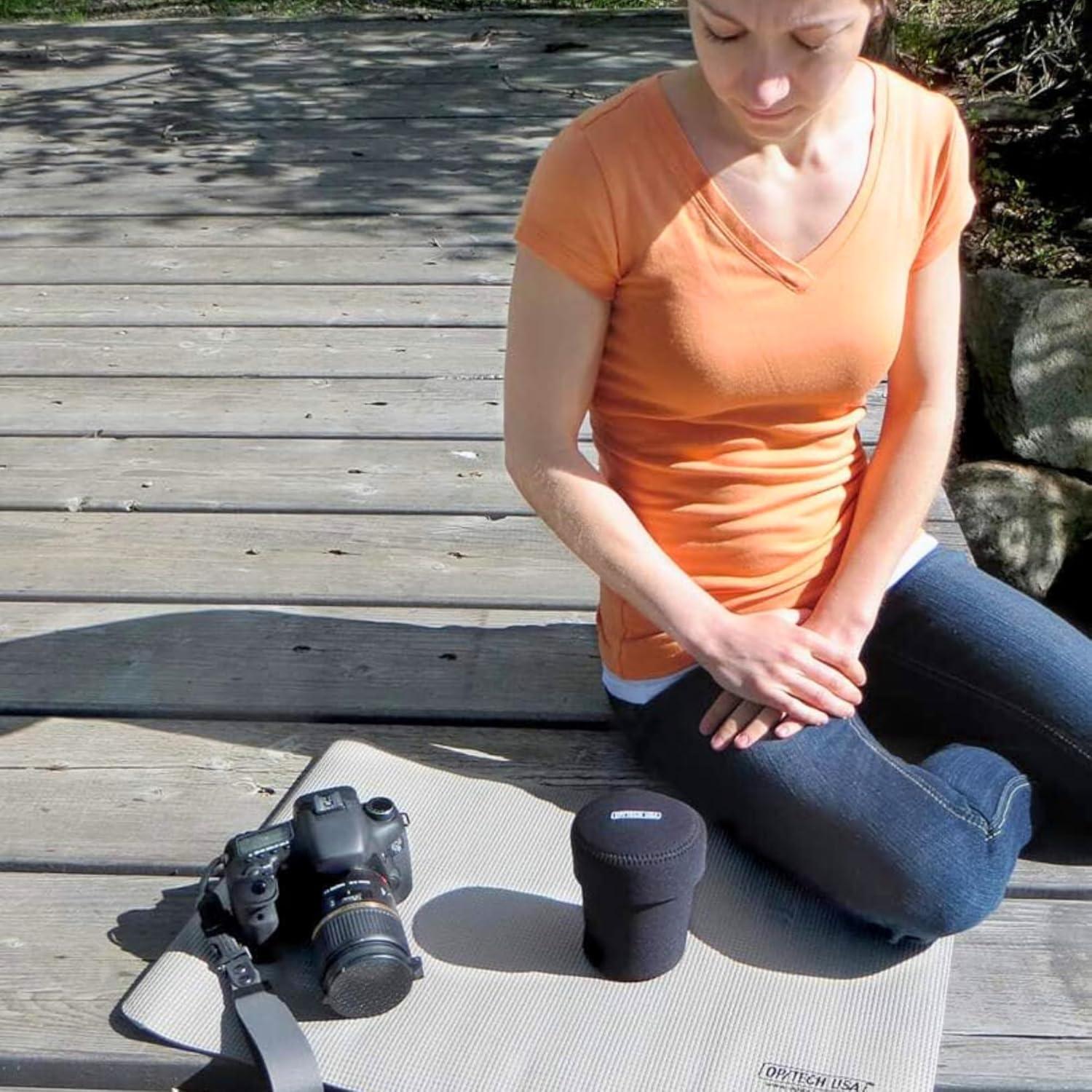 Funda de Neopreno Plegable OP/TECH USA 306 para Lentes de Cámara