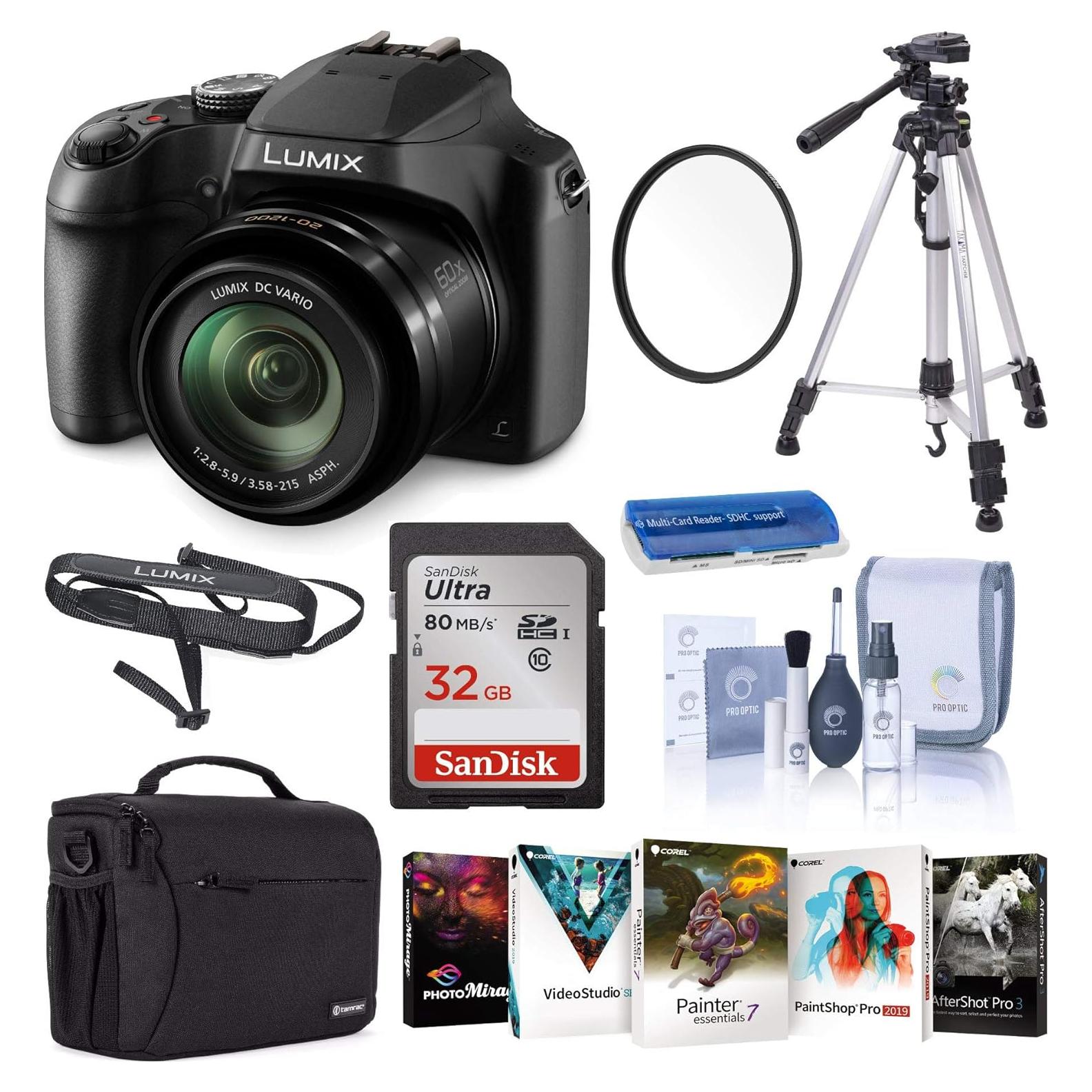 Cámara Digital Panasonic Lumix DC-FZ80 4K 18.1MP Zoom 60x