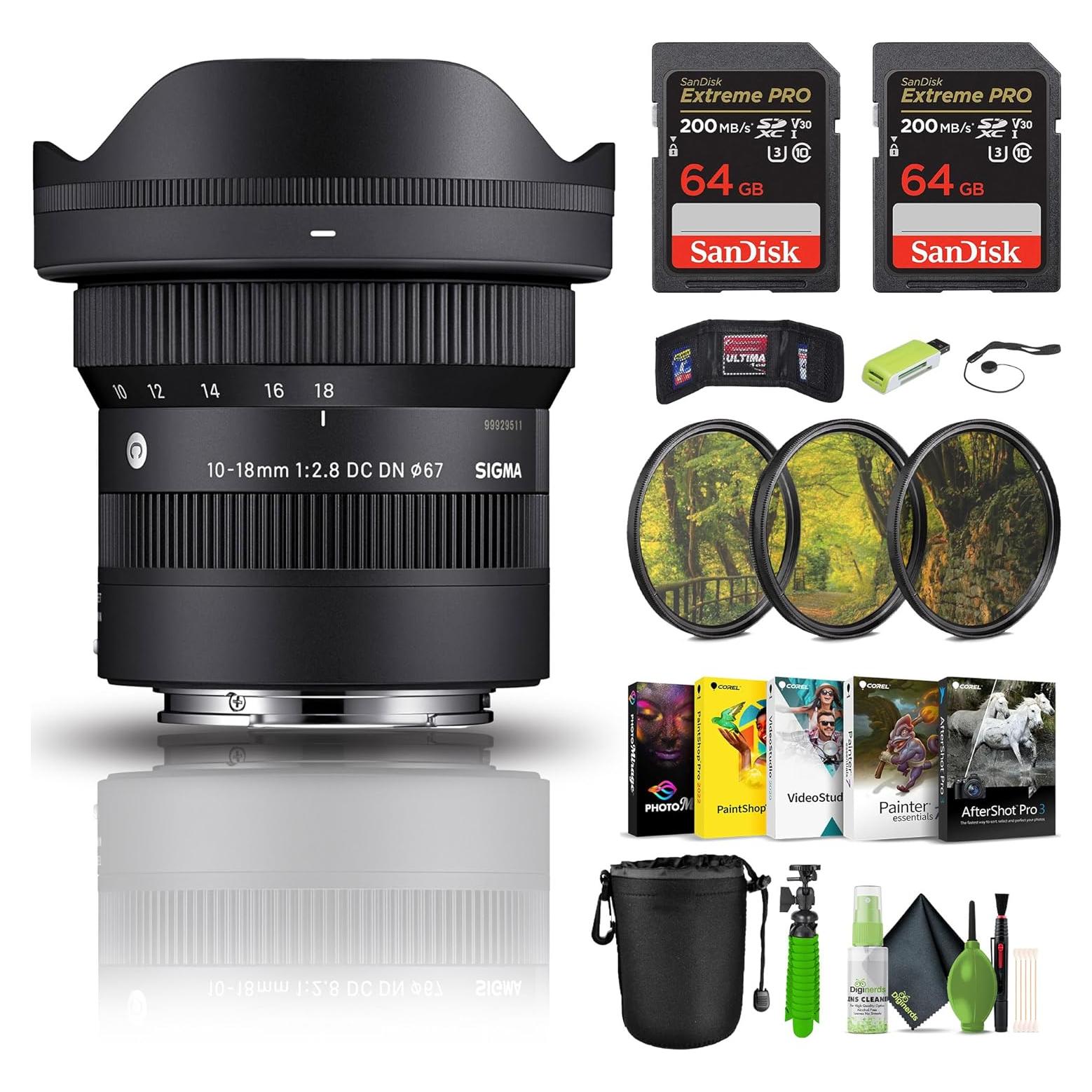 Lente Macro Panasonic Lumix S 14-28mm f/4-5.6 + Accesorios