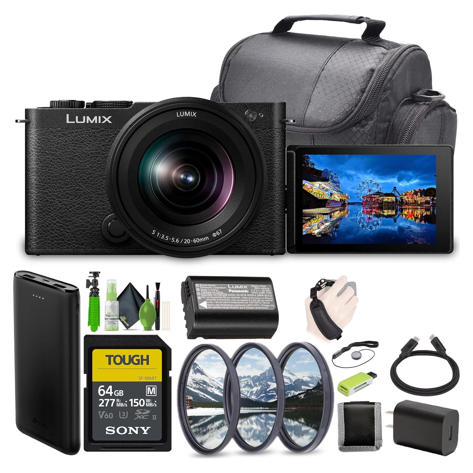 Cámara Sin Espejo Panasonic Lumix S9 24.2MP 20-60mm F3.5-5.6 Negra