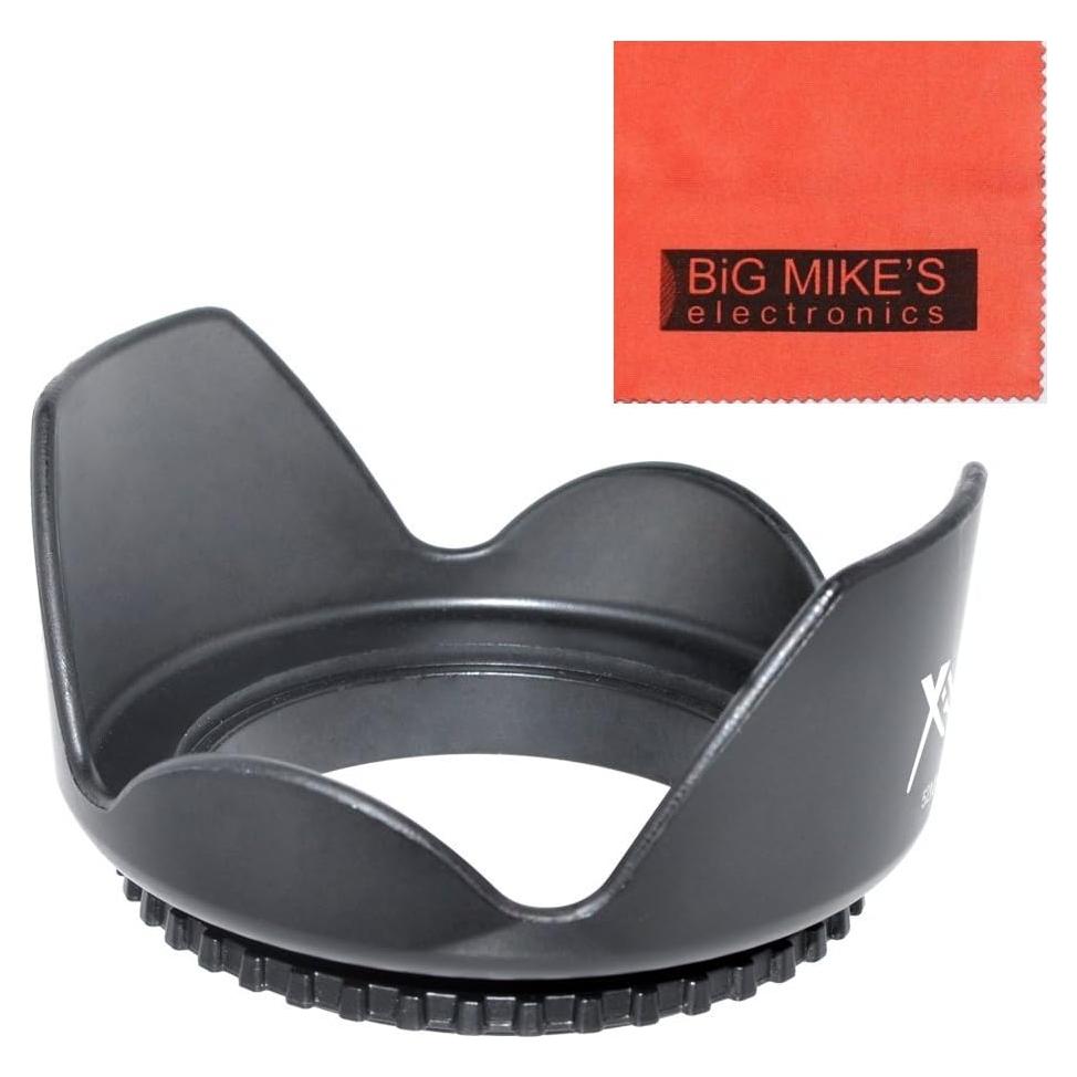 Capucha de Lente Tulipán 58mm Big Mike's para Panasonic