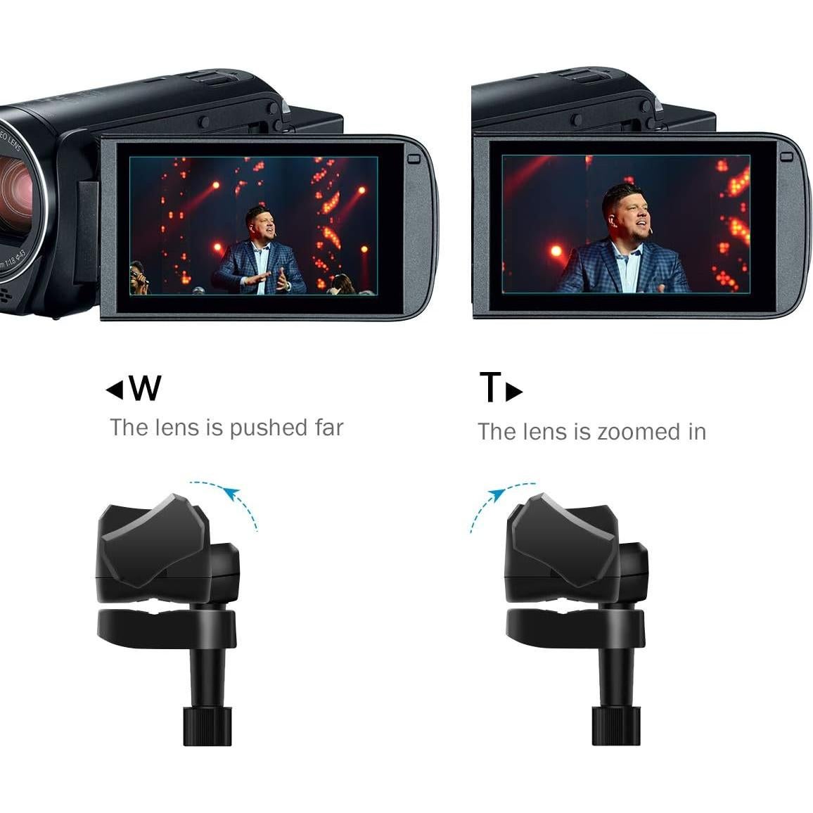 Control Remoto de Zoom AODELAN para Cámaras LANC - 170g