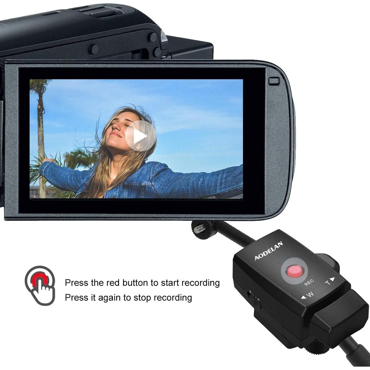 Control Remoto de Zoom AODELAN para Cámaras LANC - 170g