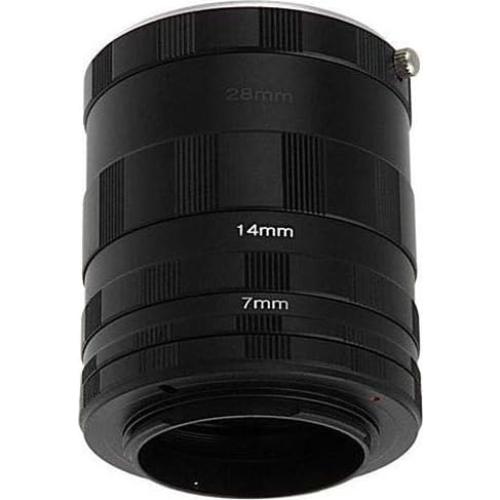 Juego de tubos de extensión Fotodiox Macro para cámaras Micro 4/3