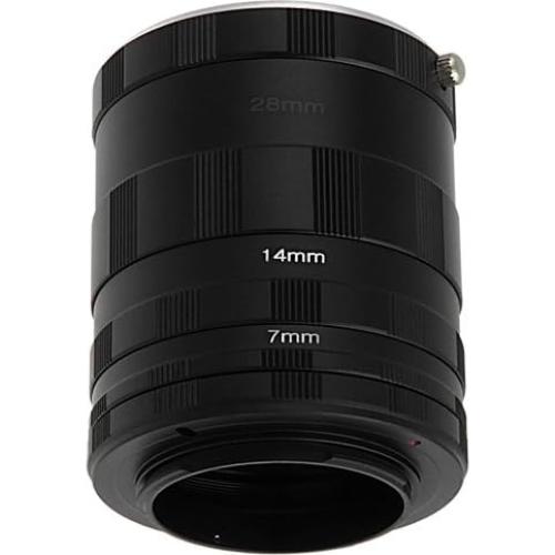 Juego de tubos de extensión Fotodiox Macro para cámaras Micro 4/3