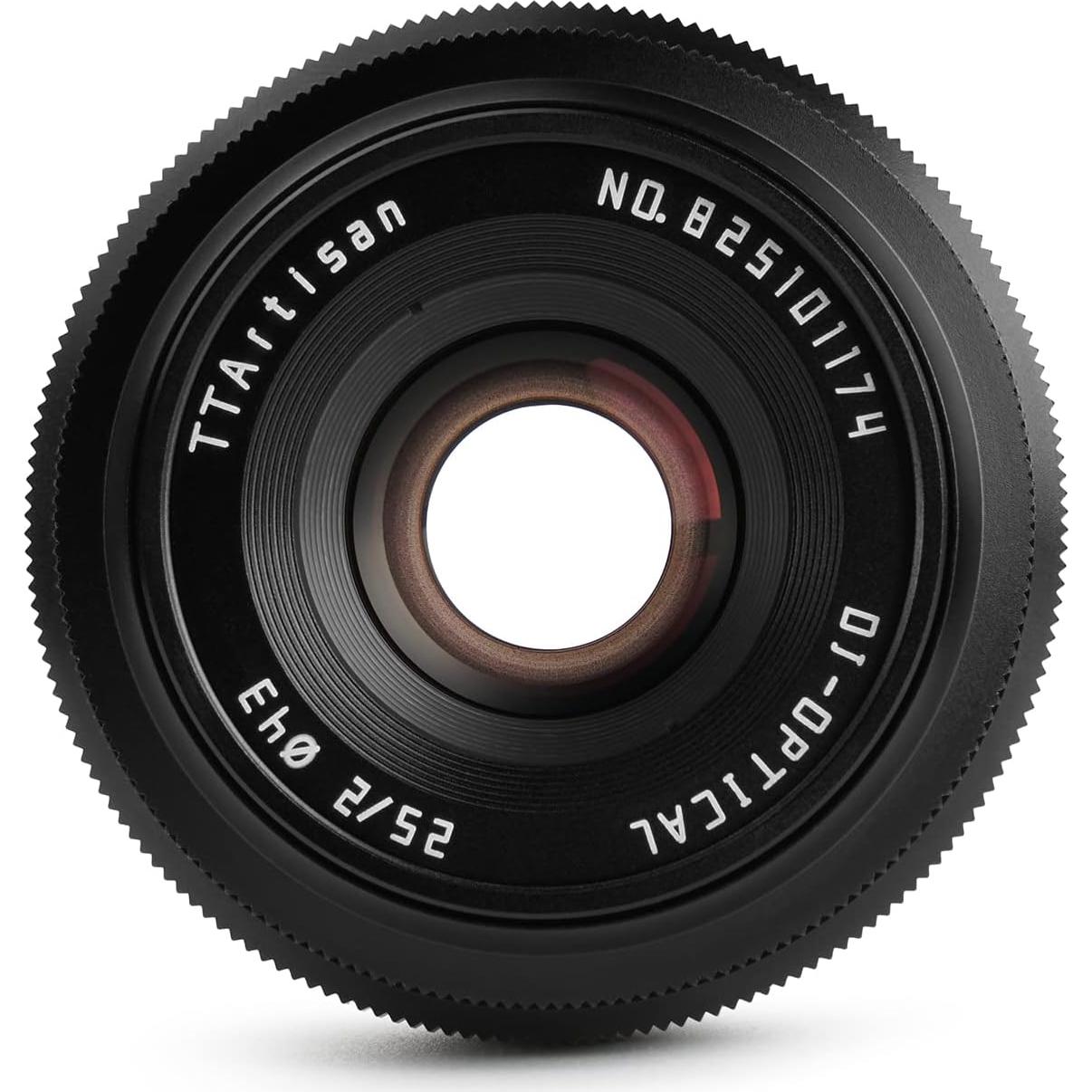 Lente Gran Angular TTArtisan 25mm F2 para Cámaras M43