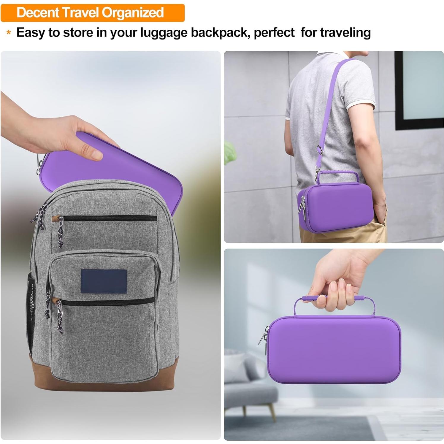 Funda de Cámara Digital 4K Elonbo Morado para Vlogging 48MP