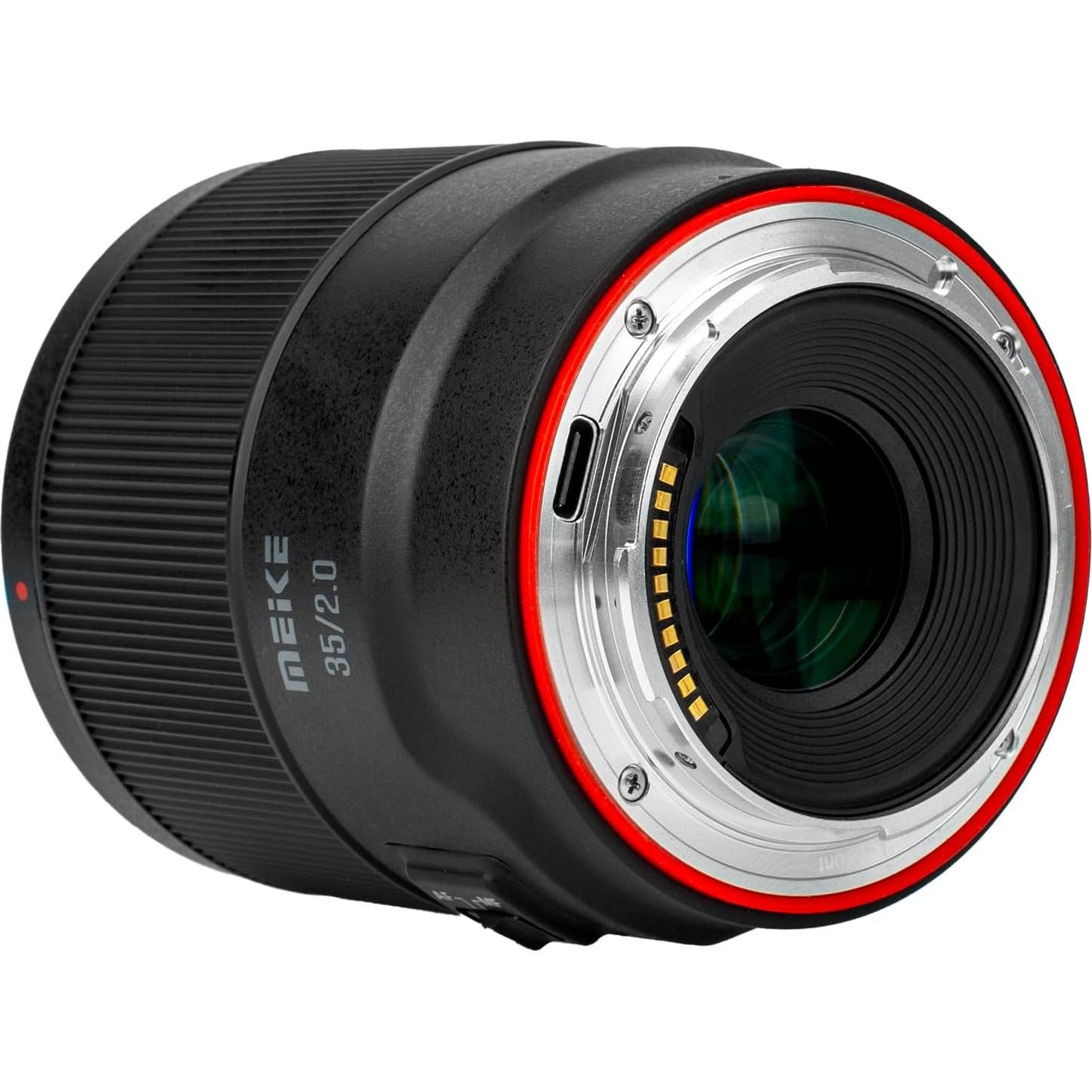 Lente Meike 35mm F2.0 STM Auto Enfoque para Panasonic Lumix