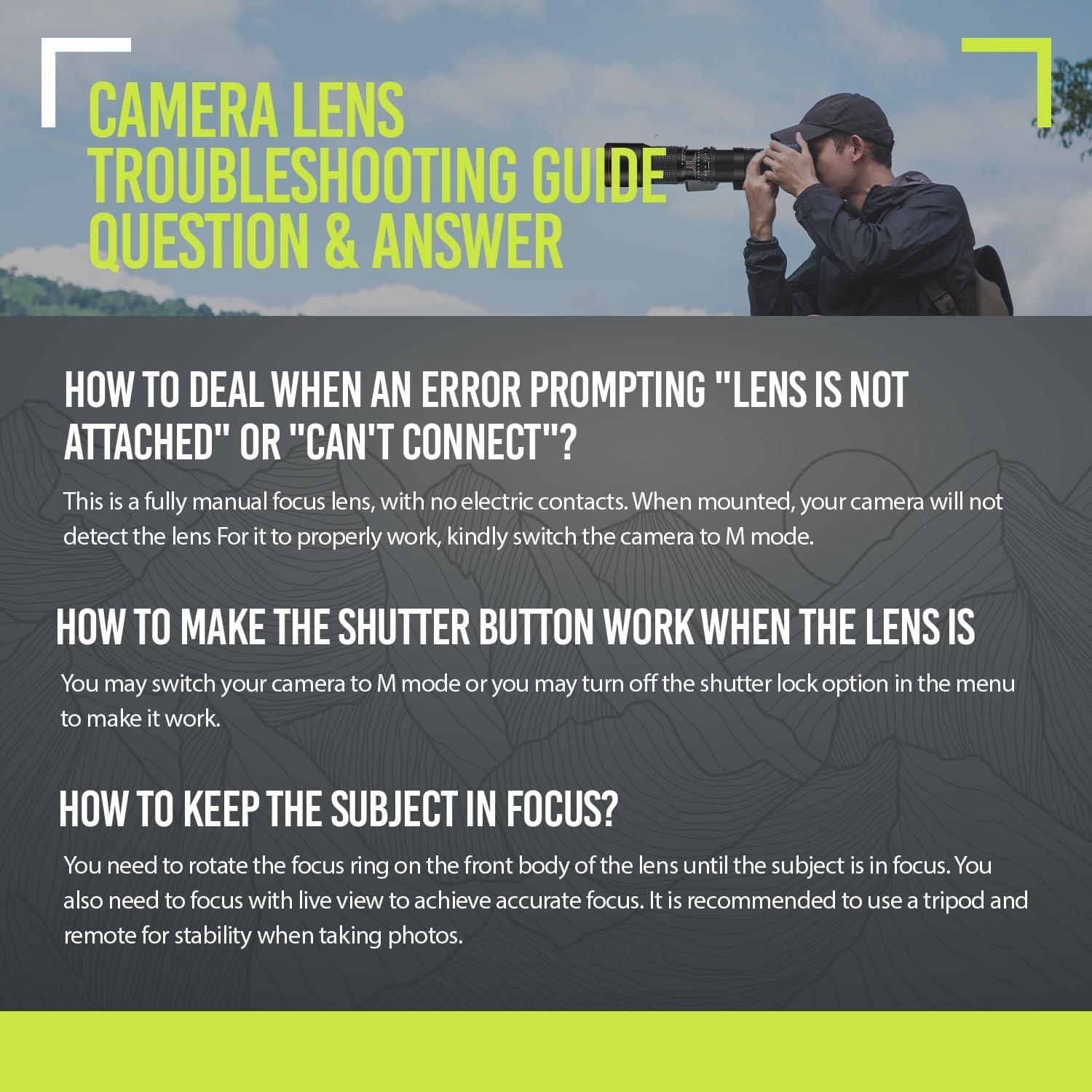 Lente Telefoto 420-1600mm BM Premium para Olympus 4/3