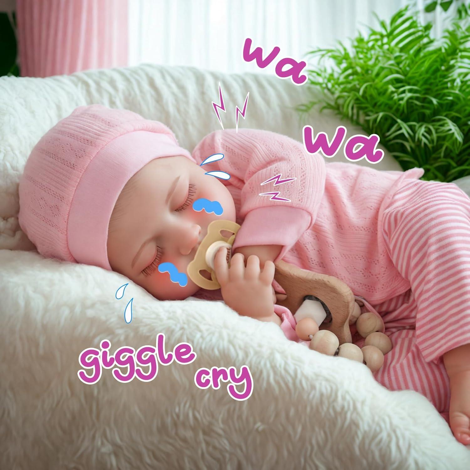 Muñeca Bebé Reborn BABESIDE Loulou 50.8 cm con Latido