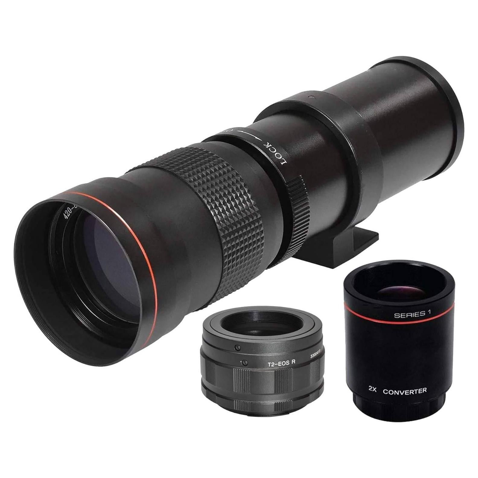 Teleobjetivo Zoom Manual 420-1600mm f/8.3 Canon EOS R