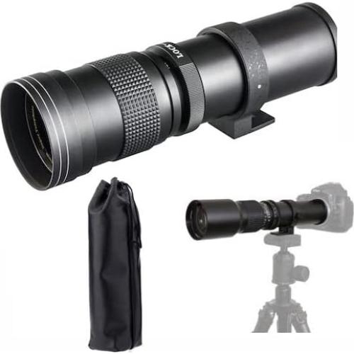 Lente Telephoto Zoom HD 420-1600MM para Canon EOS Rebel