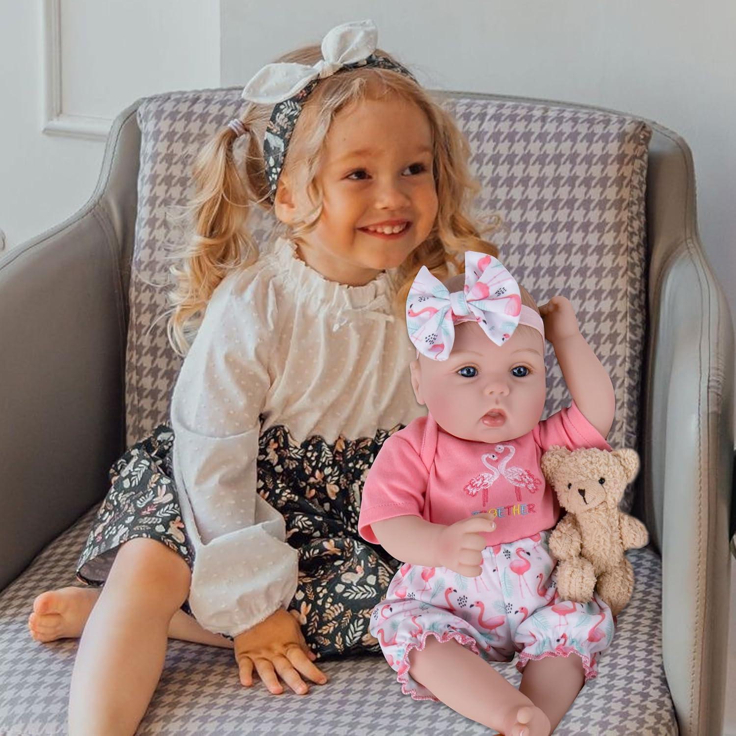 Muñeca Reborn Realista Milidool Yvonne 45.72 cm Suave