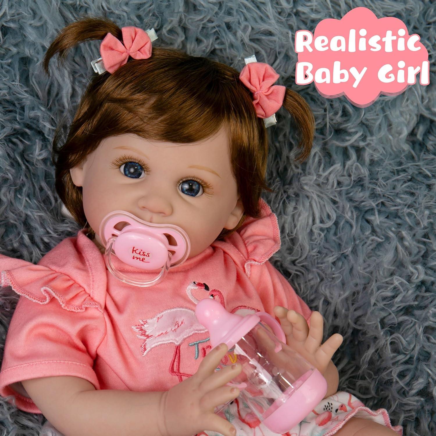 Muñeca Reborn Milidool 22" (55 cm) Realista para Niña