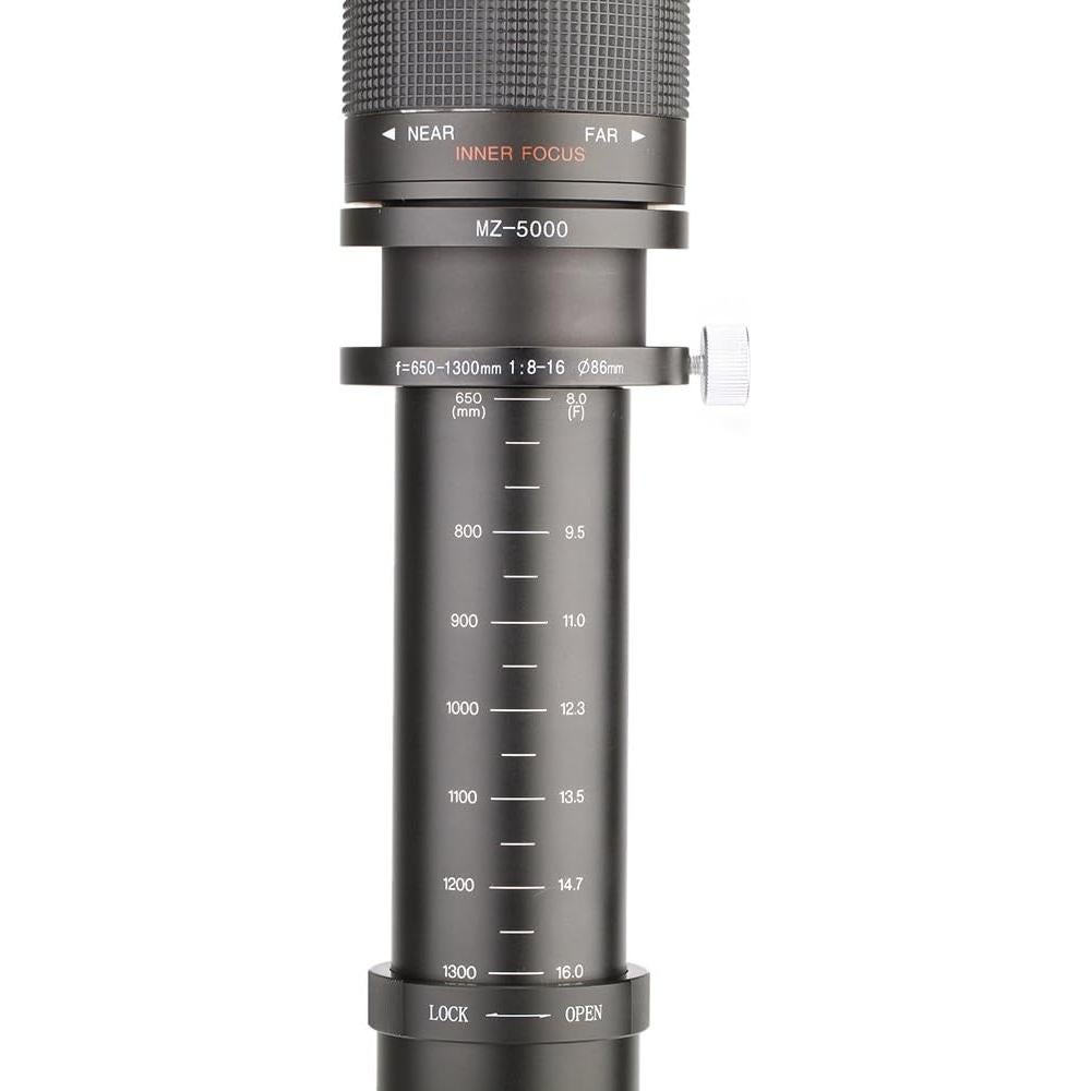 Lente Telefoto Zoom 650-1300mm f/8 Commander Optics Manual