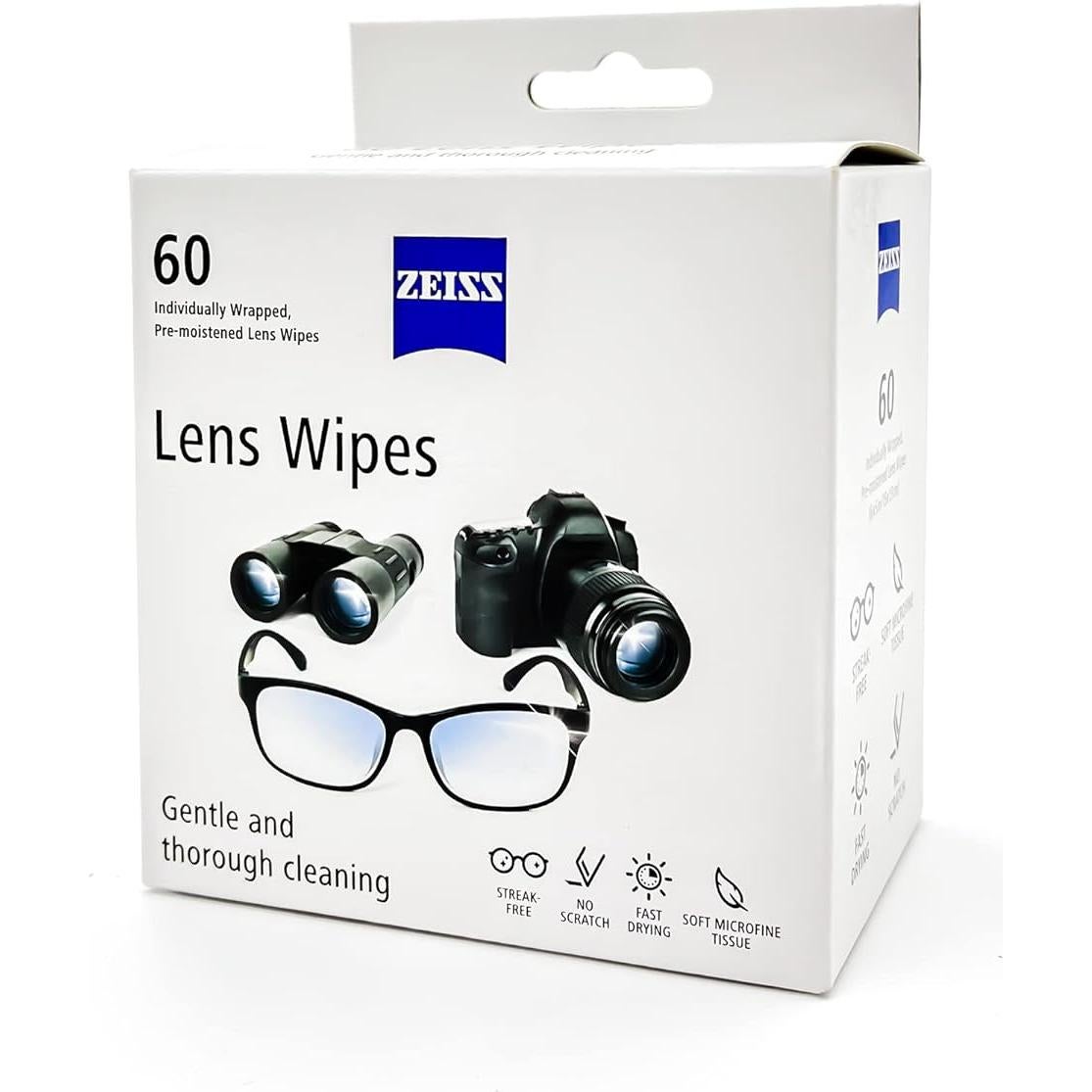 Toallitas de limpieza ZEISS 120 unidades para lentes