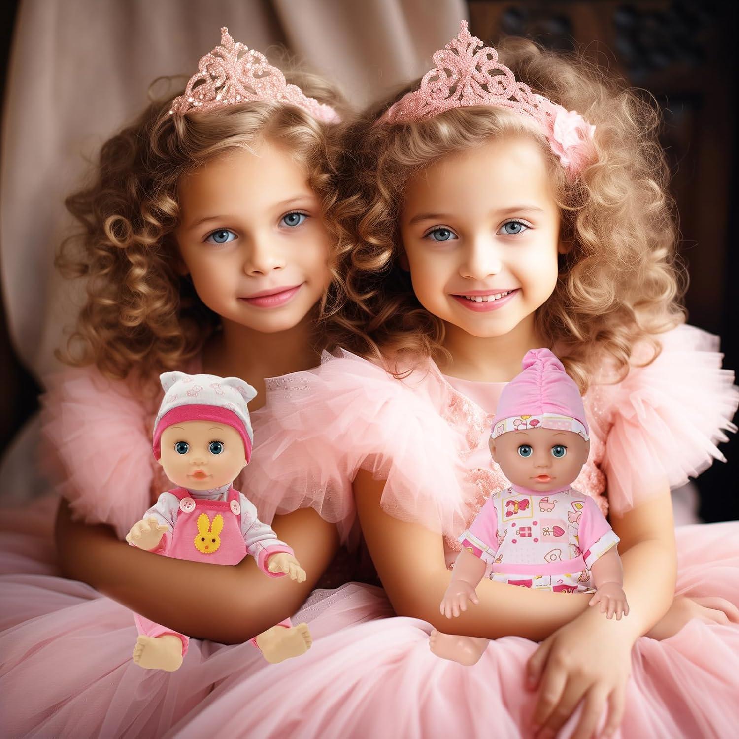 Ropa de Muñeca ARTST 6 Conjuntos para Bebé 10-12 Pulgadas