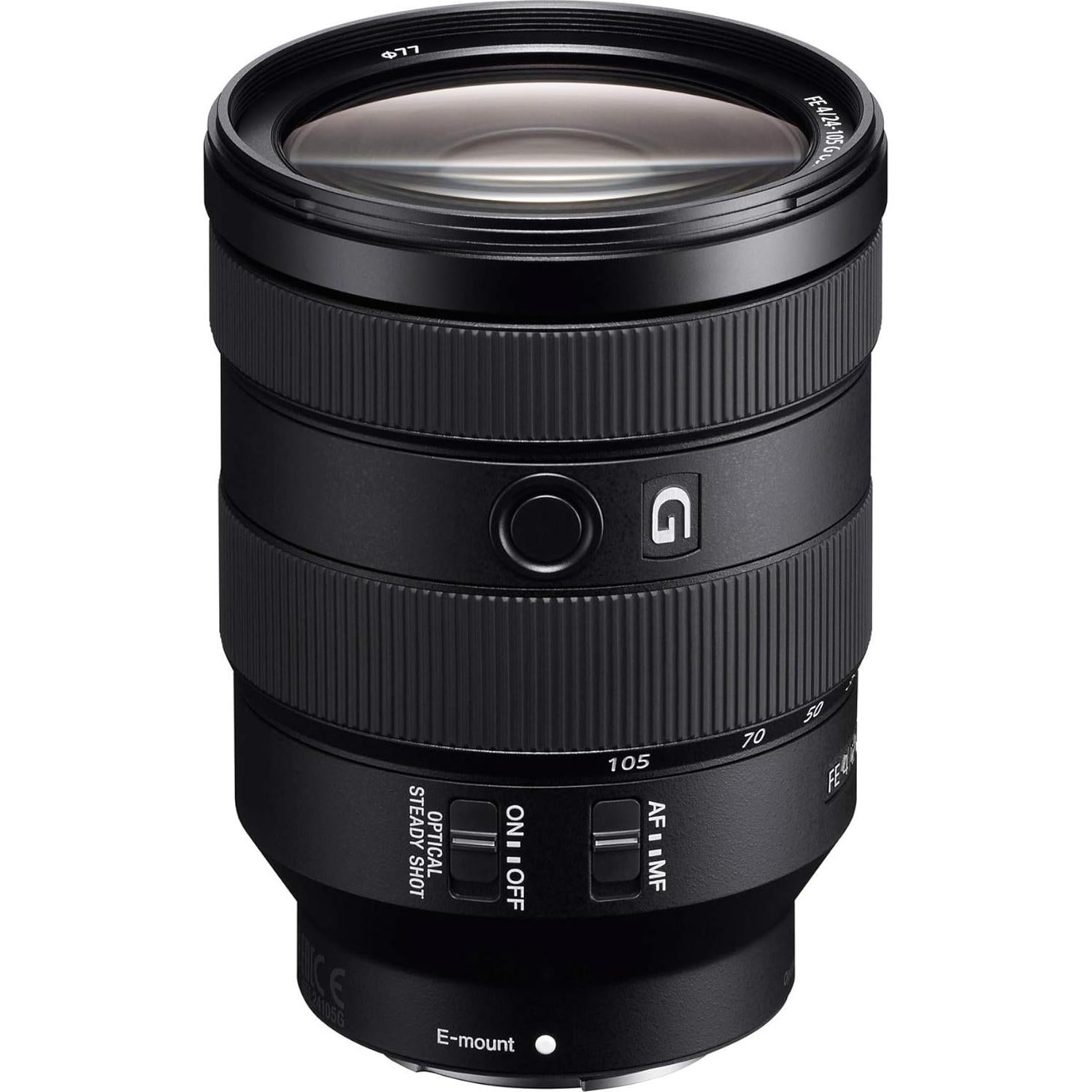 Lente Sony FE 24-105mm f/4 G OSS Montura E + Kit 64GB