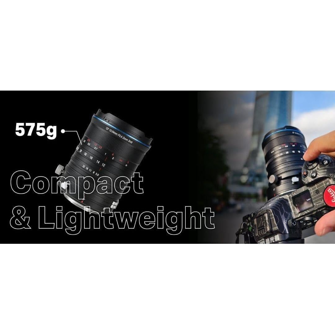 Lente Laowa 12-24mm F5.6 Zoom Shift para Nikon Z