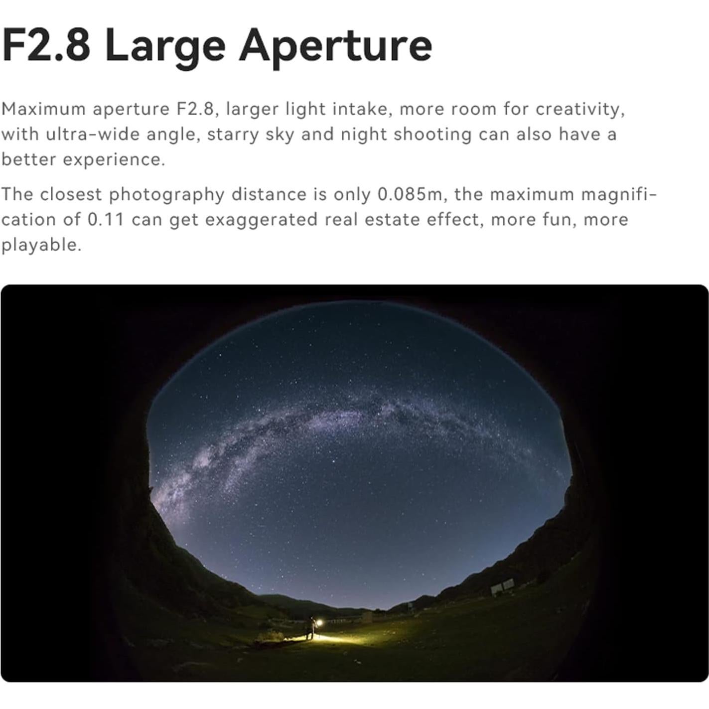 Lente Ojo de Pez 7artisans 4mm F2.8 para Sony APS-C