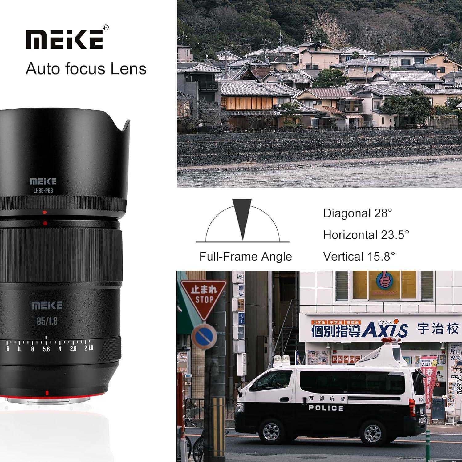 Lente Meike 85mm F1.8 Pro Auto Enfoque para Fujifilm
