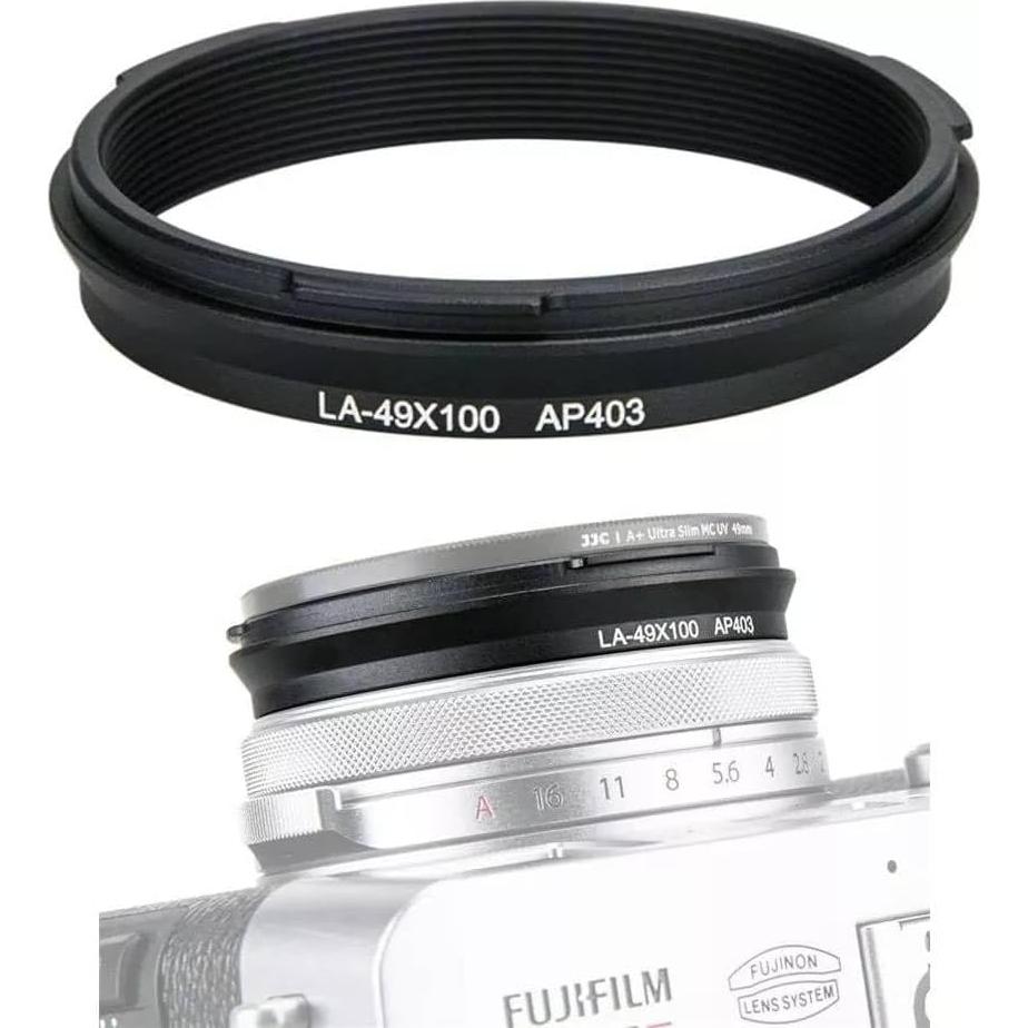 Lente de Conversión 2 en 1 49mm para Fujifilm X100V/X100VI