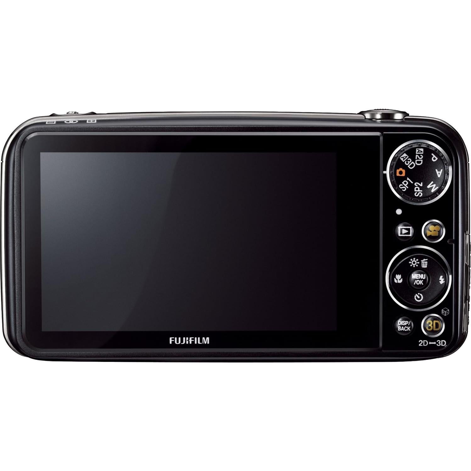 Fujifilm FinePix Real 3D W3 10MP Digital Camera with 3X Optical Zoom-Black