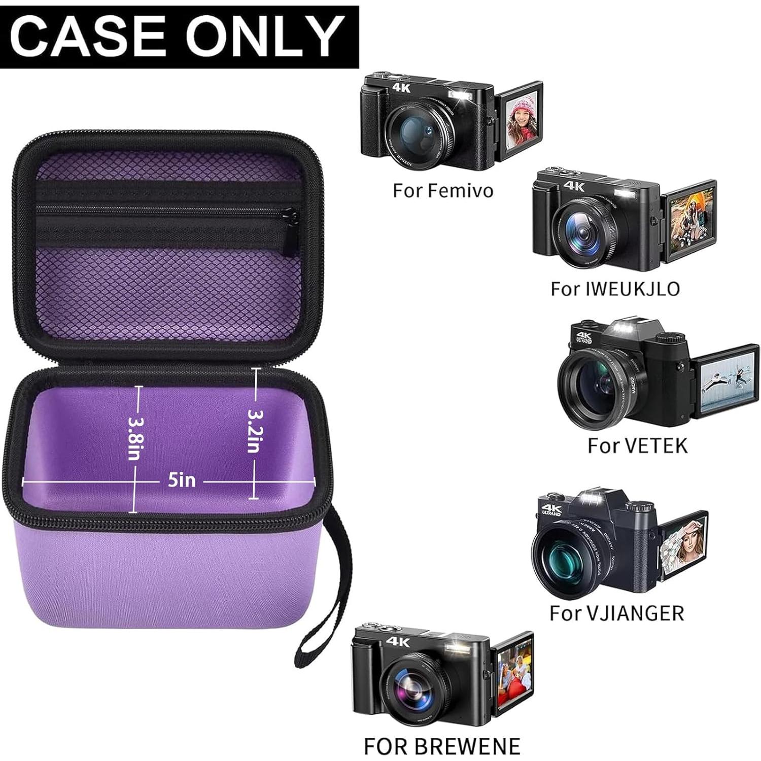 Funda para cámara de vlogging 4K SuperiorTek - Morado