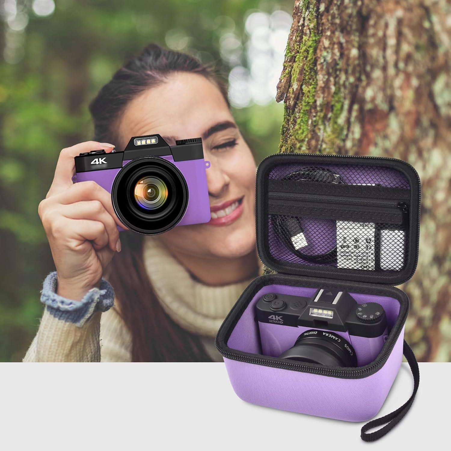 Funda para cámara de vlogging 4K SuperiorTek - Morado
