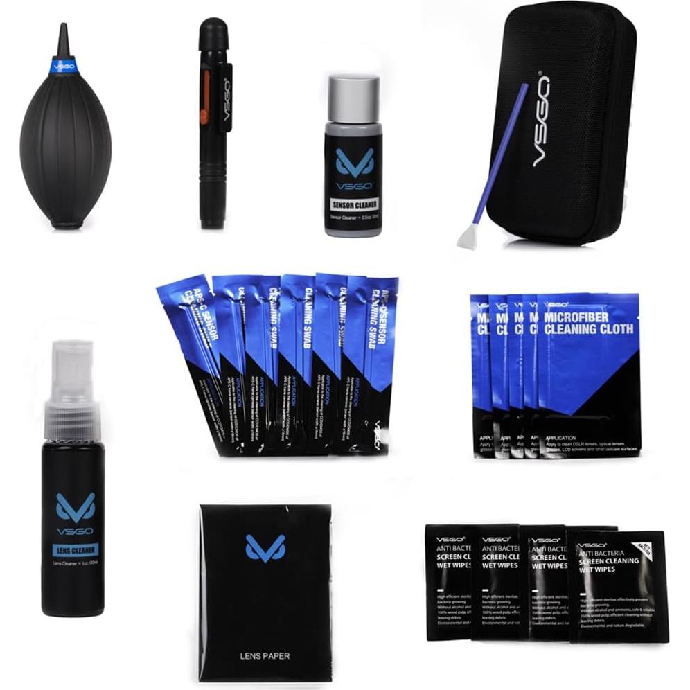 Kit de Limpieza de Cámara VSGO DKL-20 para APS-C DSLR