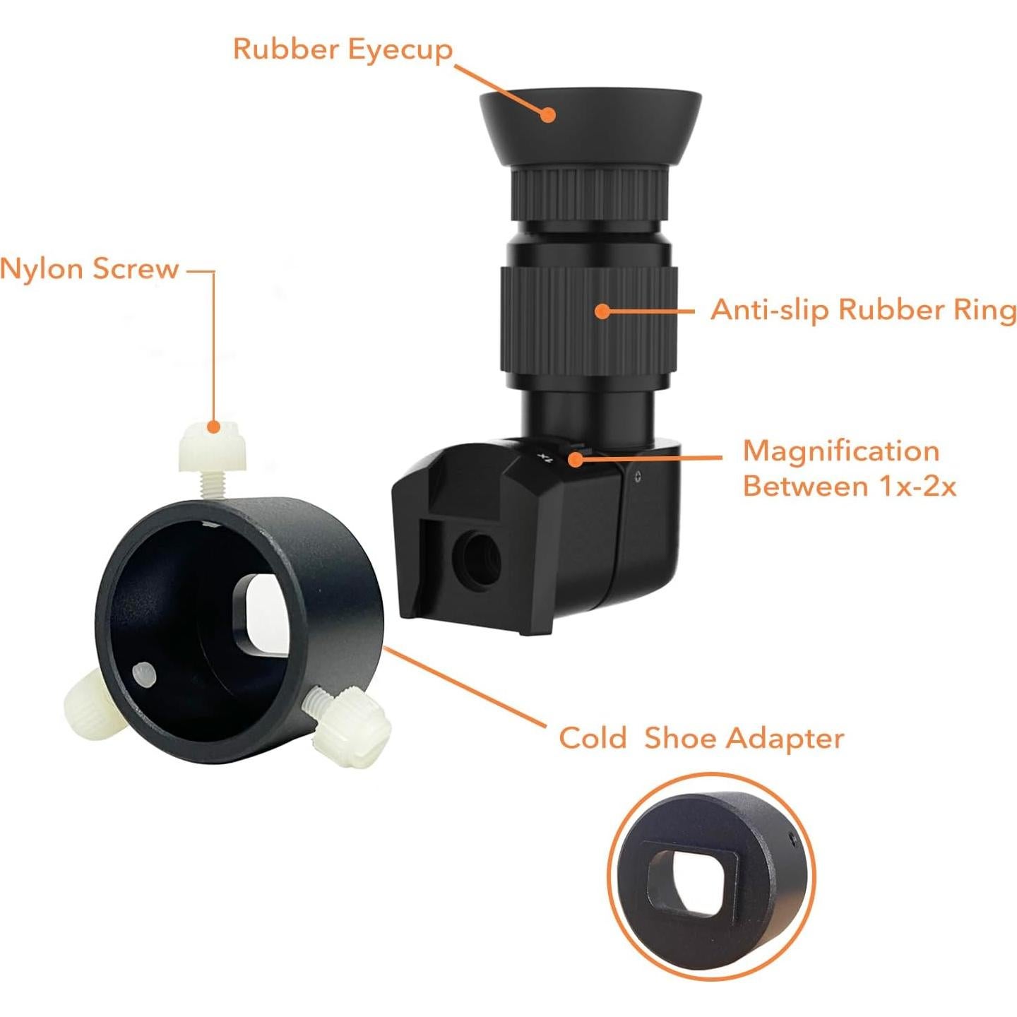 Visor de Ángulo Recto MOVE SHOOT MOVE para Alcance Polar 90°